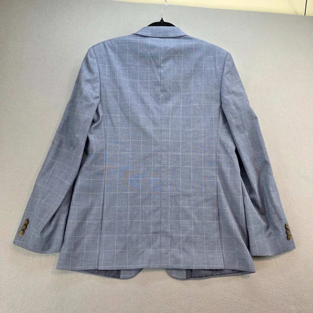 Lauren Ralph Lauren NEW Kids Blazer Suit Separate Blue Plaid Windowpane 20R Boys